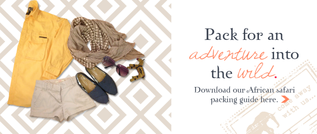 safari packing tips