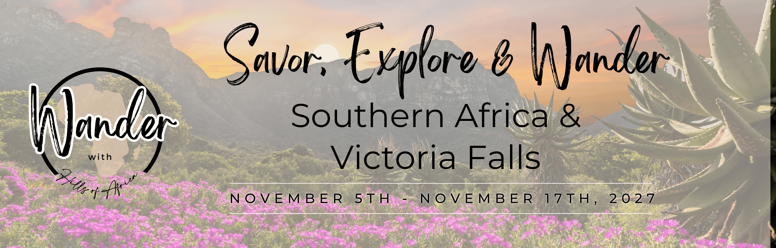Southern Africa safari and Victoria Falls tour